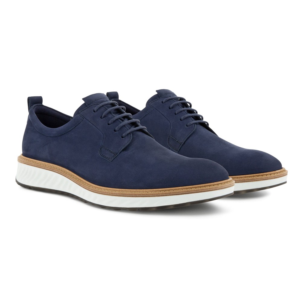 Zapatos Derby Hombre - ECCO St.1 Hybrid Shoes - Azul Marino - TCG937526